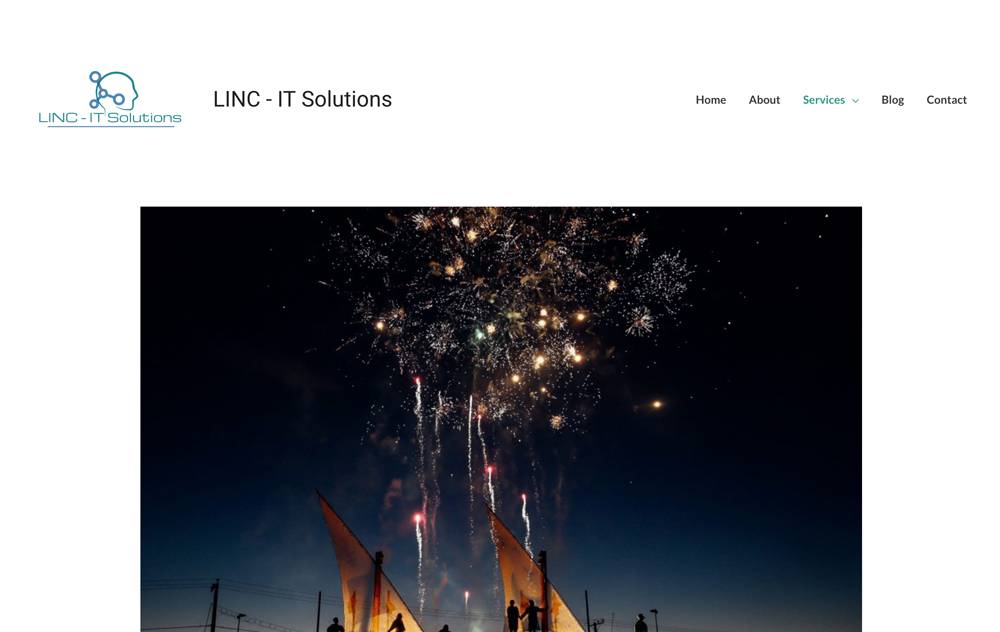 Distracting image from original site. Fireworks.