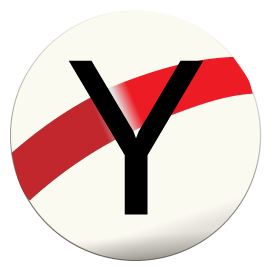 Pool ball illustration, striped "Y"