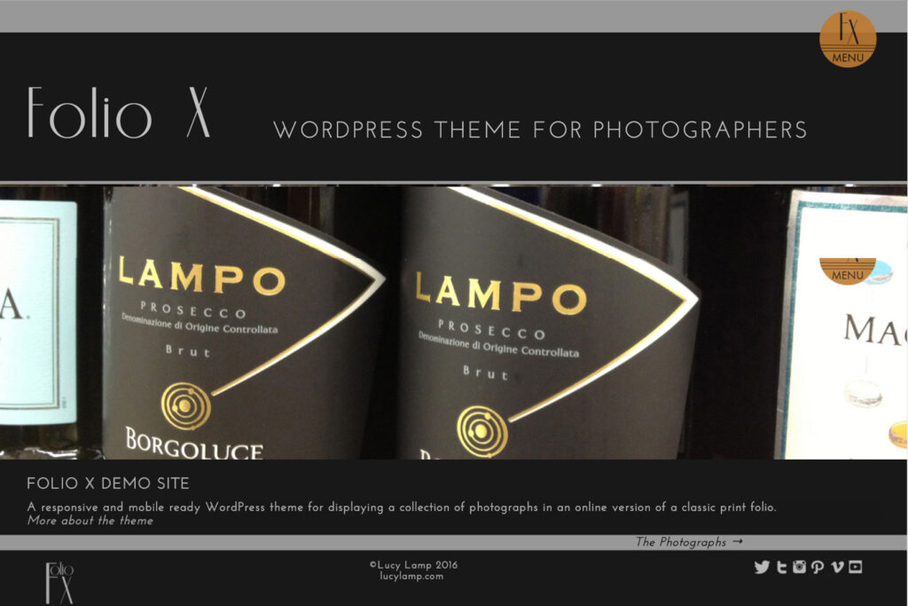 FolioX post featured image. Close up image of Lampo brand Prosecco sparkling wine bottles on liquor store shelf.